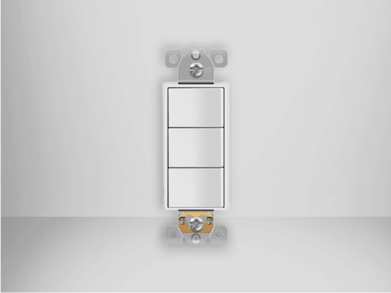 INTERRUPTOR TRIPLE UNIPOLAR ACCESORIOS ELECTRICOS