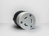 Conector, 20Amp, 125V, 2 polos, 3 hilos, NEMA L5-20C
