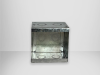 CAJA METÁLICA, CAJA ELÉCTRICA, CAJETÍN, 2 GANG, 2 ESPACIOS