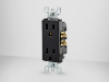 Tomacorriente Doble Decora, Conexi&oacute;n a Tierra, Cableado a Presi&oacute;n y Lateral, 15AMP - 125V